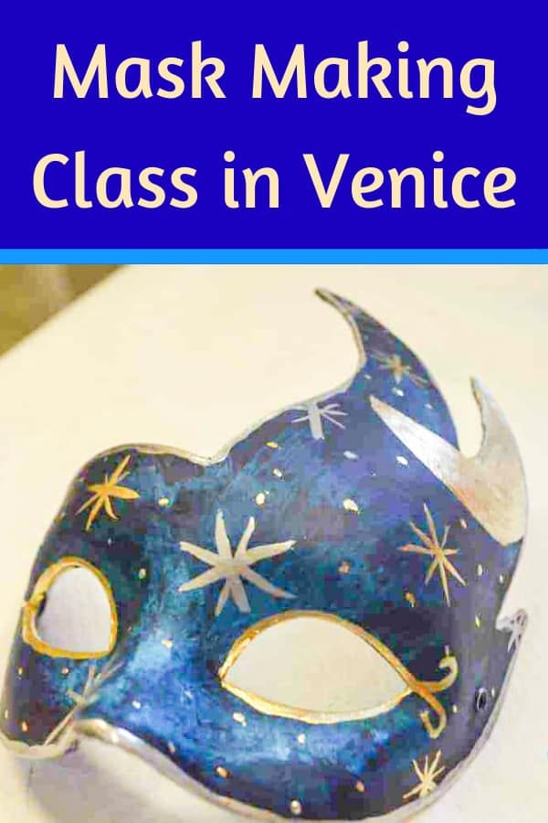 Love venetian masks? Consider taking a mask making class in Venice. #Venice #Italy #VenetianMask #Mask