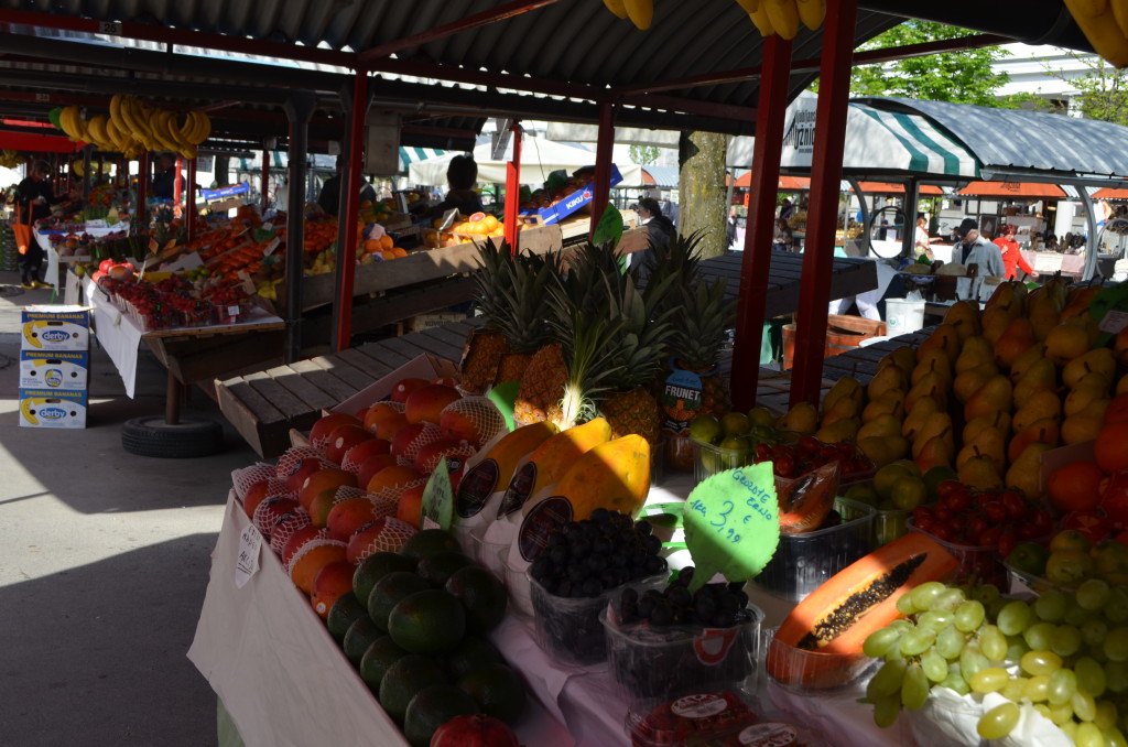 fresh fruit stalls