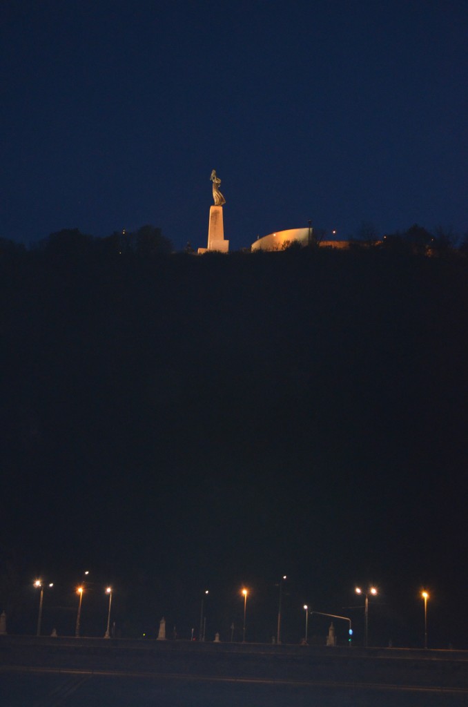Gellert Hill by night