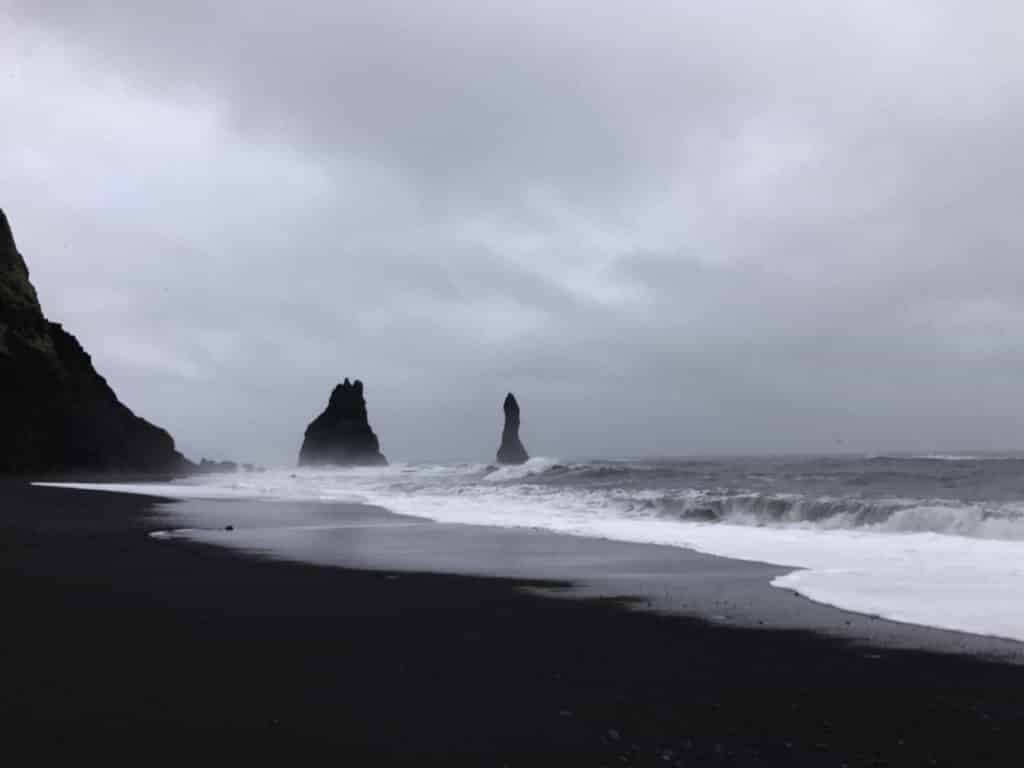black sand beach- south coast Iceland