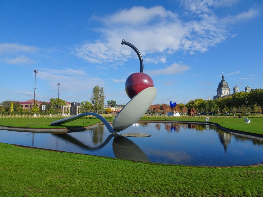 Spoon and Cherry Sculpture