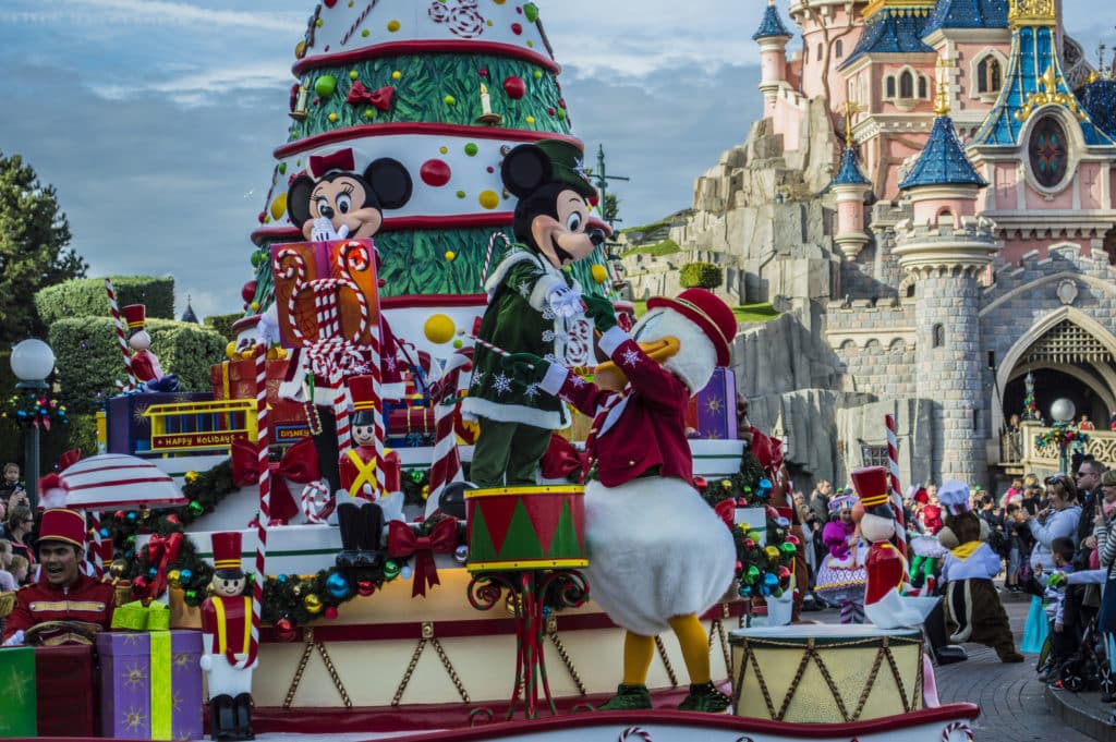 Disneyland Paris Christmas parade