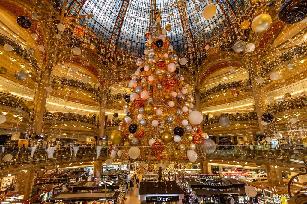 Galleries Lafayette Christmas tree