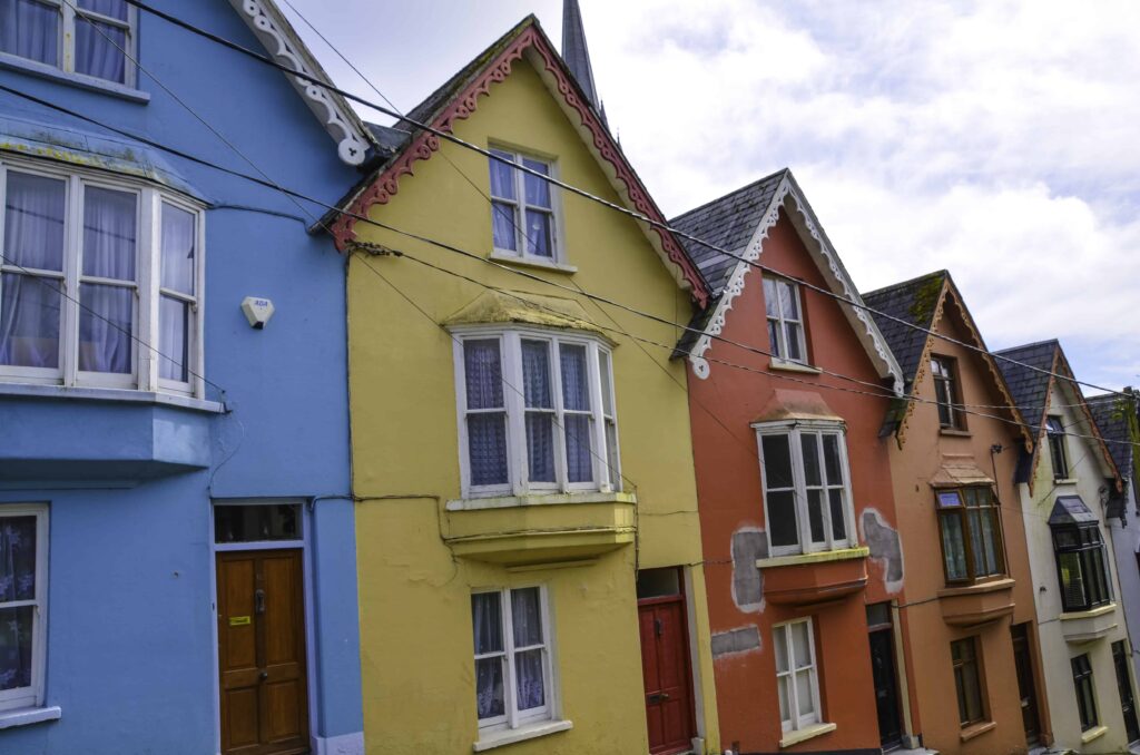 Colourful houses in Cobh