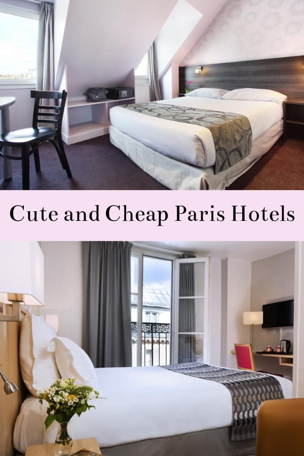 Need a place to stay in Paris? Here are some great picks for cute and cheap hotels in Paris, France. #Paris #France