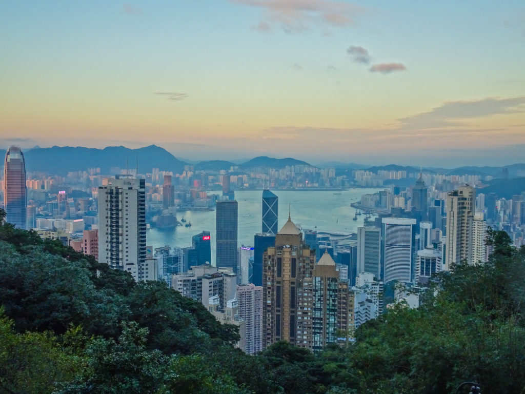 Sunset at Victoria Peak, Hong Kong