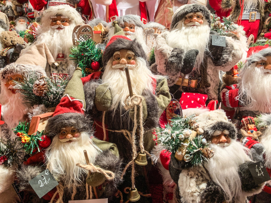 Santas at the Strasbourg Christmas Market
