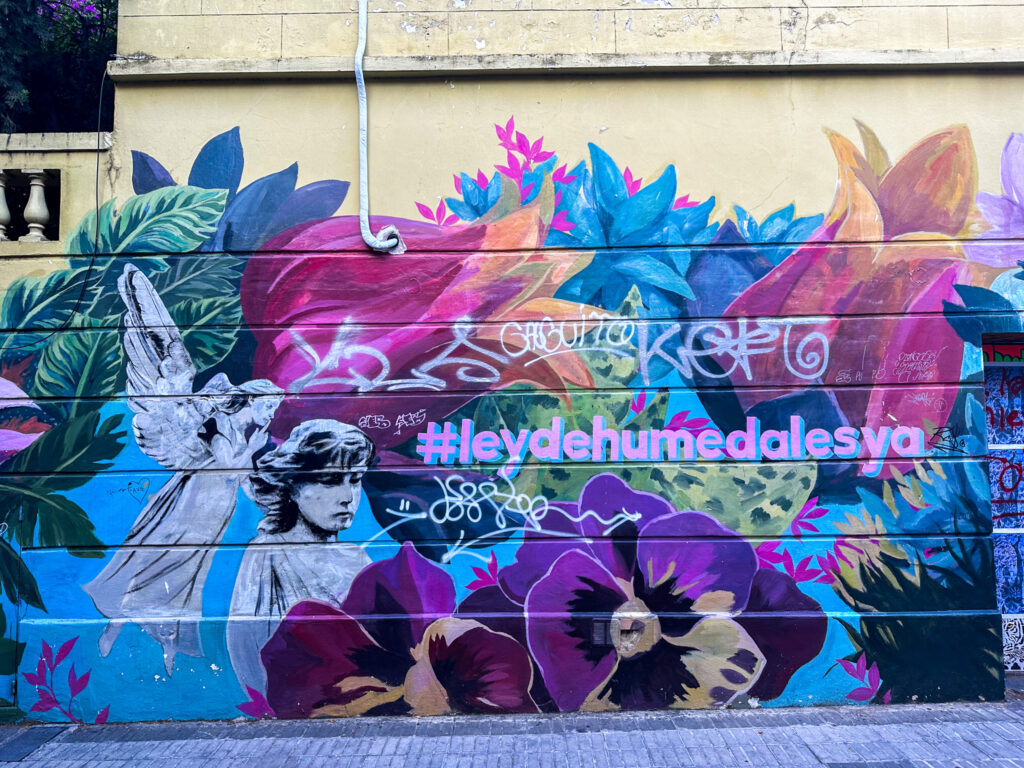 Colourful Streetart in Buenos Aires
