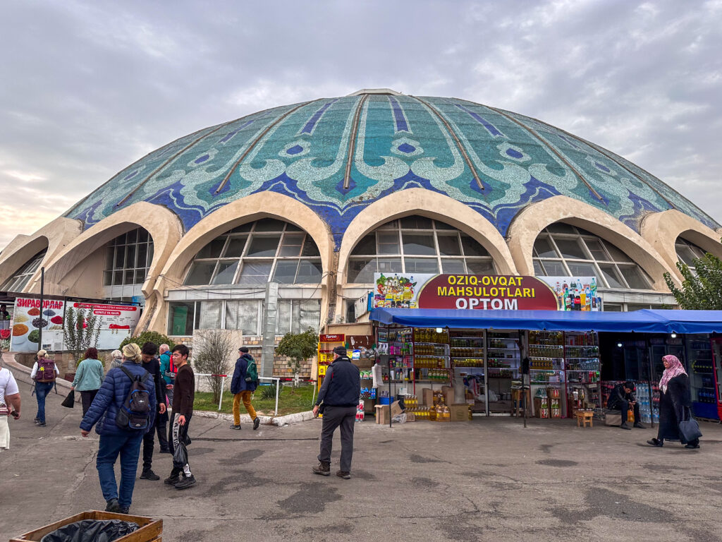 the dome of the Chorsu Bazaar